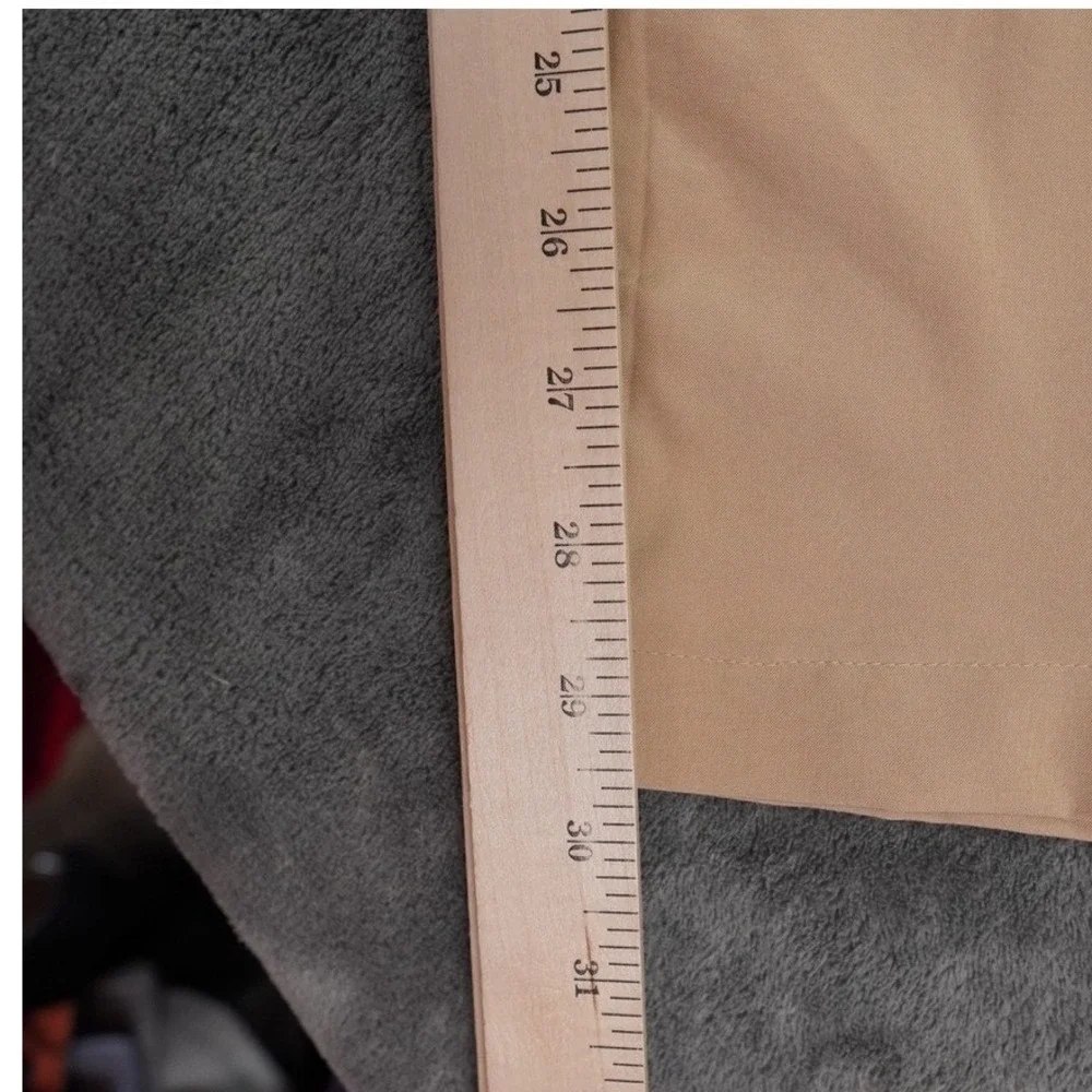 The North Face Convertible Pants Men 30x32 Tan Khaki Hiking Zip Off Logo Pants
